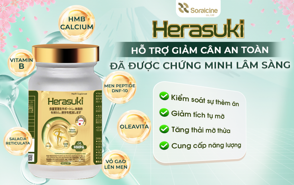 herasuki - hỗ trợ giảm cân an toàn