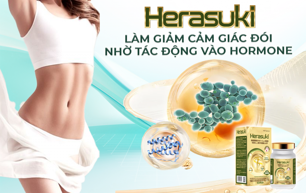 Herasuki giam cam giac doi nho tac dong vao Hormone