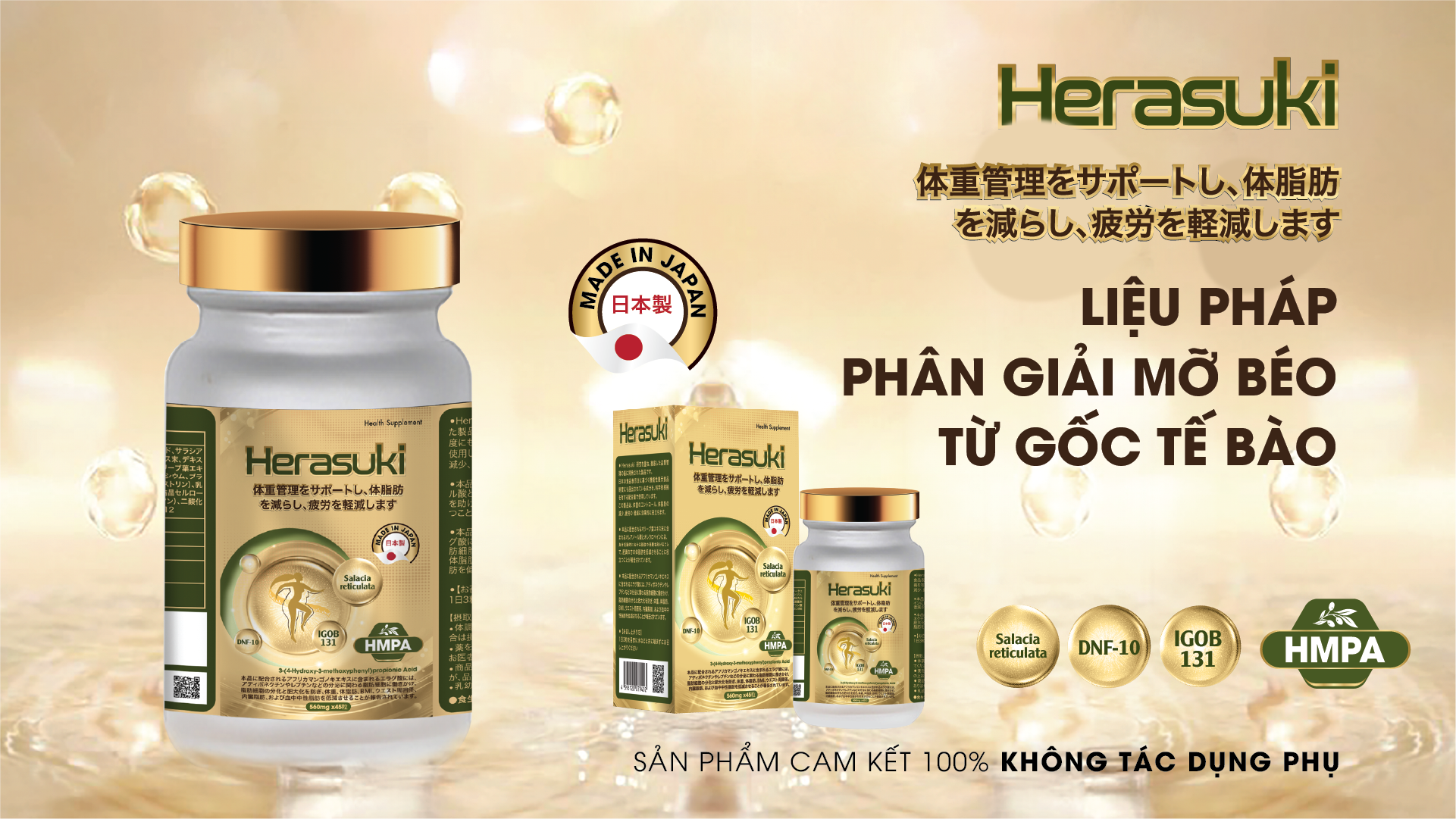 Herasuki - Lieu phap giam can