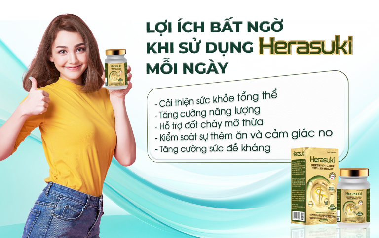 Lợi ích bất ngờ khi sử dụng Herasuki hằng ngày